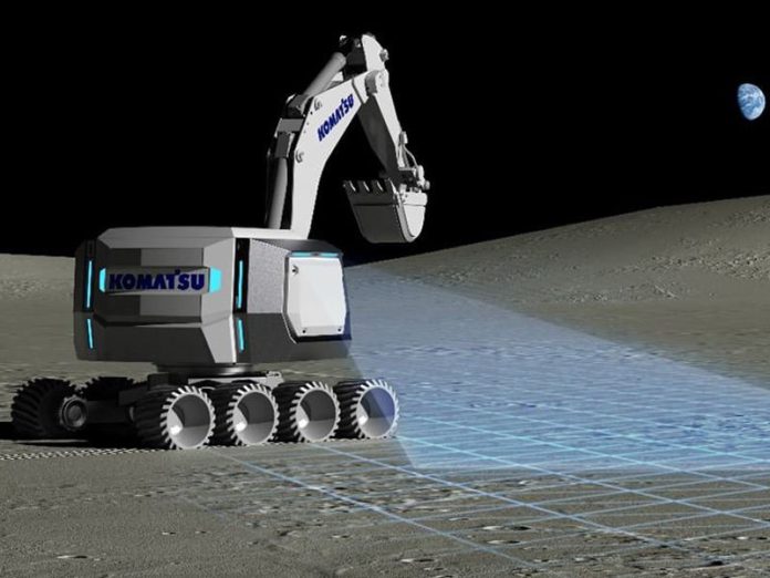 Komatsu Ay’da Çalışan Otonom Iş Makinaları Geliştirecek